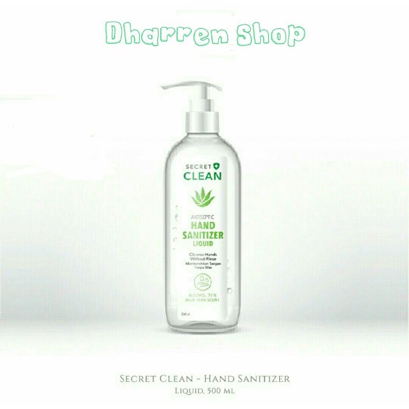 Hand Sanitizer Liquid Secret Clean 500ml