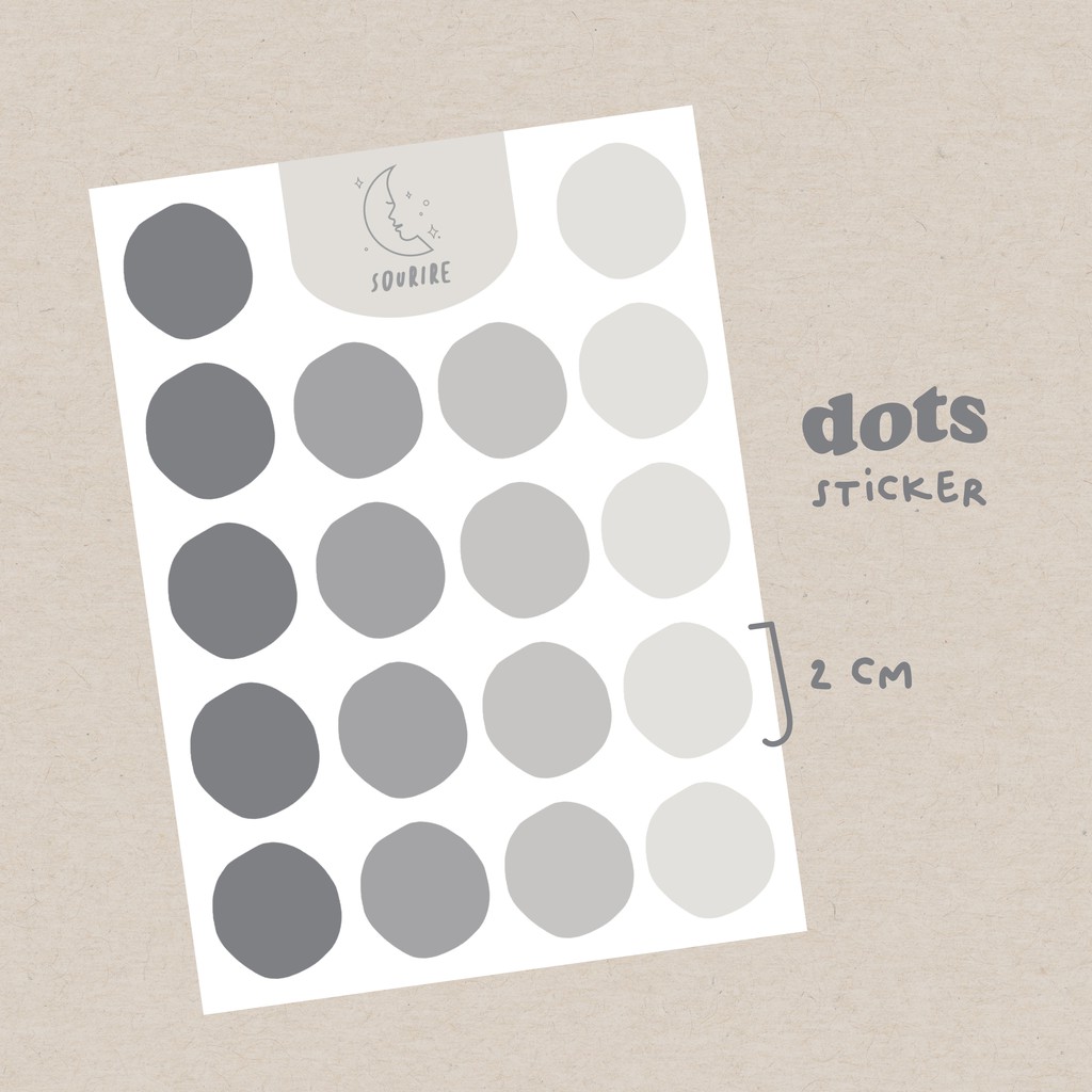

STIKER DOT STICKER BULAT BULET 2CM WARNA DEKORASI MOTIF JURNAL DIARY LUCU MURAH AESTHETIC HP PLANNER