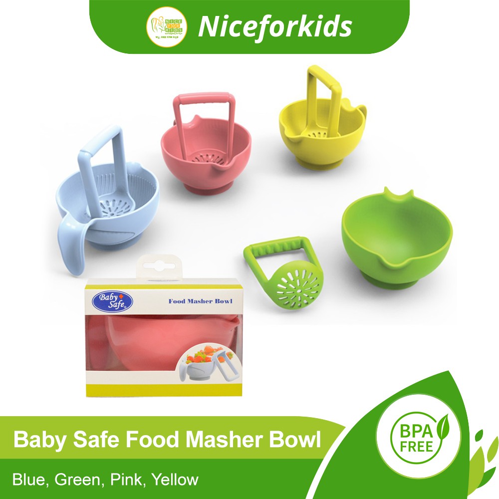 Baby Safe Food Masher Bowl Penghalus Makanan Bayi AP008