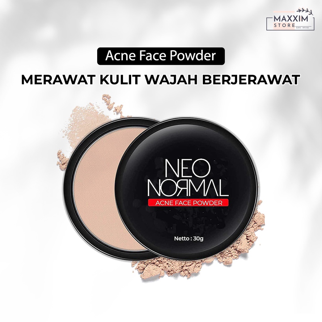 NEO NORMAL ACNE Loose Powder  Bedak Tabur Wajah Penghilang Jerawat Anti Acne