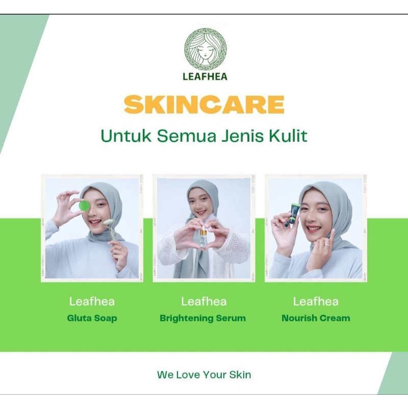 Paket Glowing Leafhea Series - Paket Lengkap Leafhea Skincare