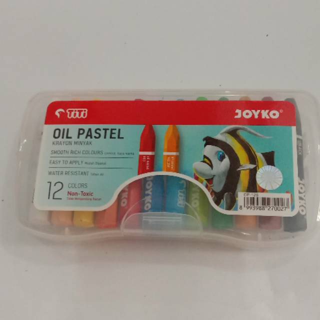

Crayon/Oil pastel 12 warna ukr sedang