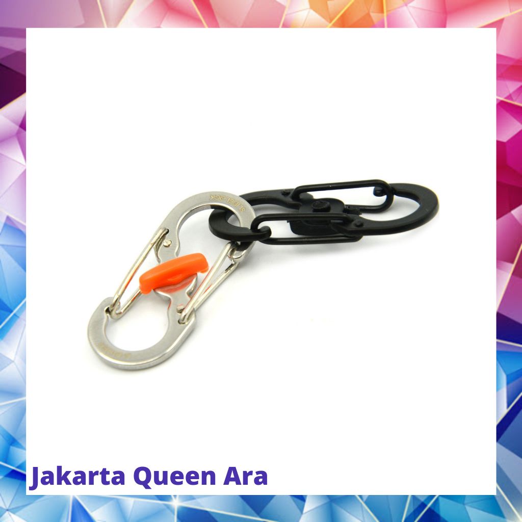 S-Biner Carabiner Pengait Metal Spring Hook - S121