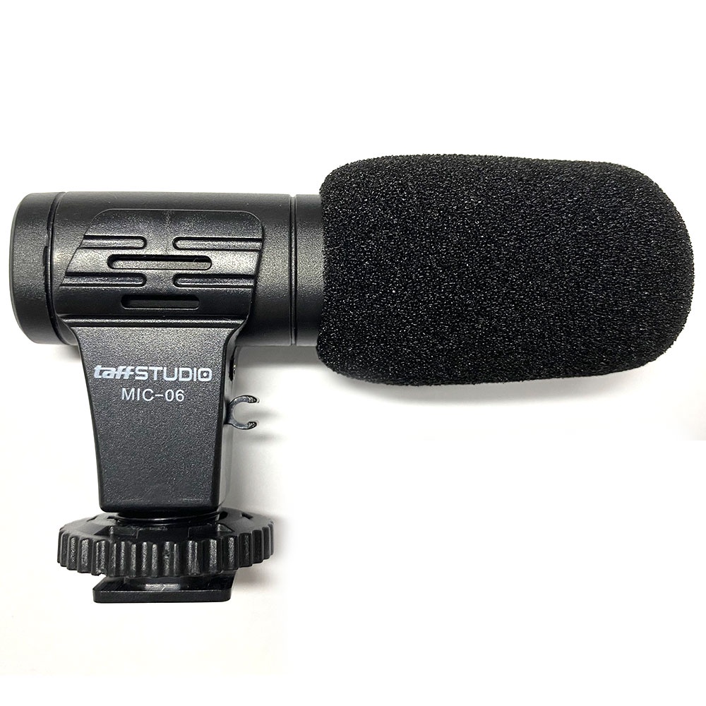 TaffStudio Camera DSLR Shotgun Microphone 3.5mm - MIC-06 - Black