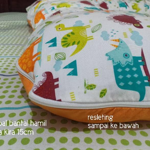 Model Trending Bantal Hamil Ndollolo Premium Busa Silikon Tebal Bahan Kain Lembut Adem Nyaman