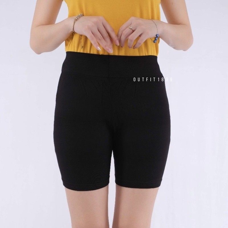 PROMO - Short Pants Legging Celana Wanita Polos Dewasa Jumbo Dalaman Wanita Street Jersey