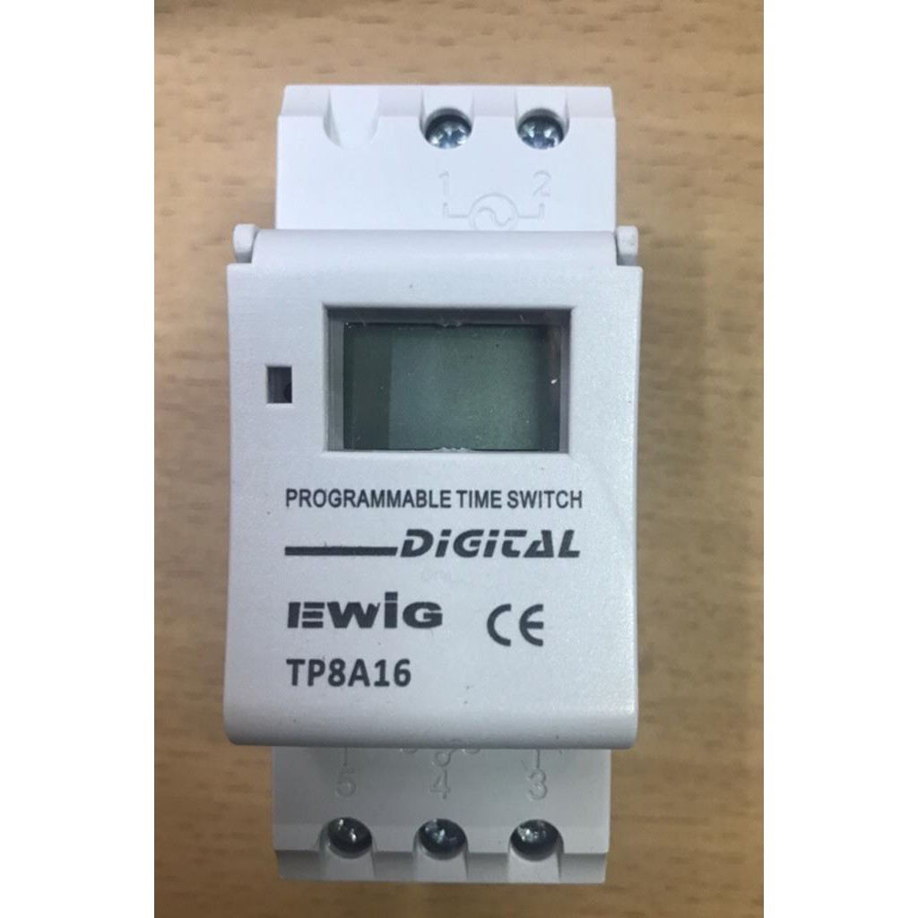 Weekly Digital timer TP8A16 220VAC