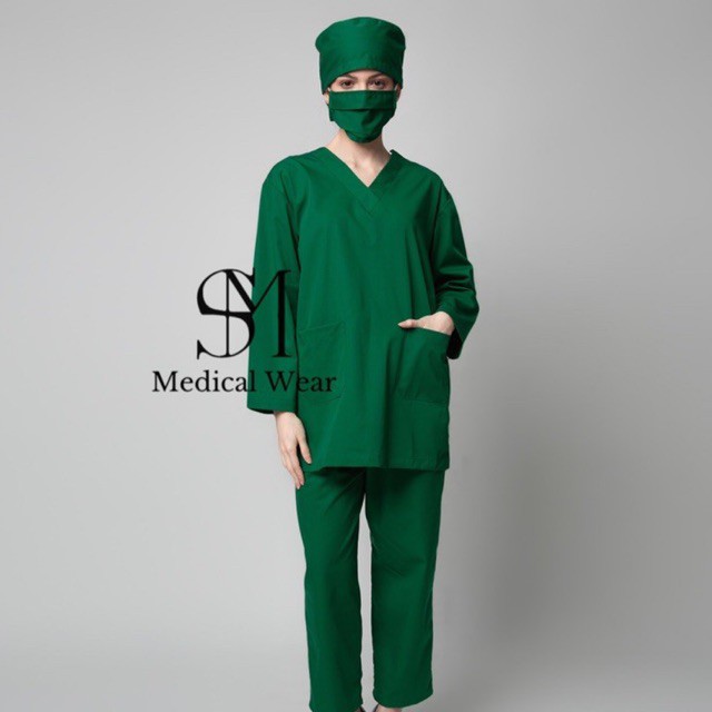 BAJU OKA LENGAN PANJANG BAJU PERAWAT OK BAJU SERAGAM MEDICAL ONLINE