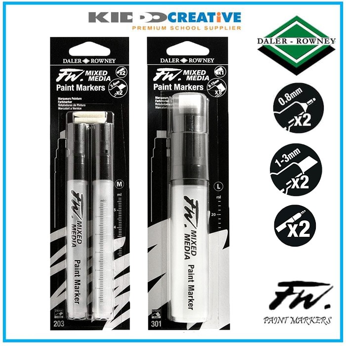 

DALER RONEY FW MARKER SET 2XSM NIBS 2 x 1