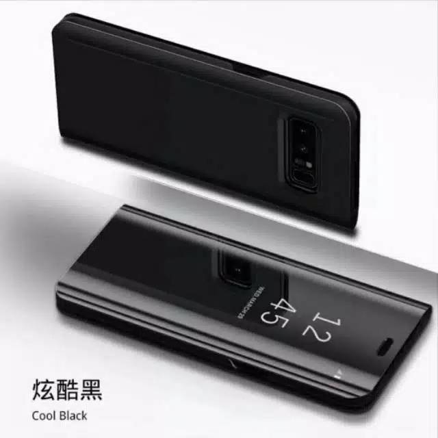 PREMIUM FLIPCOVER MIRROR OPPO F7. STANDING