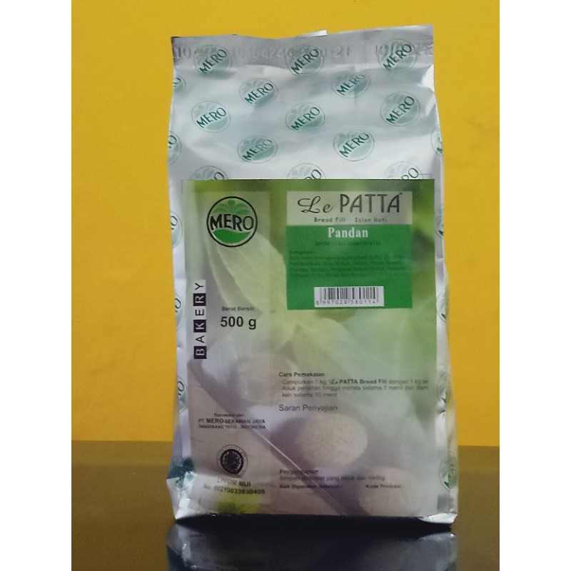 

Isian Roti Le-Patta Pandan - 500gr