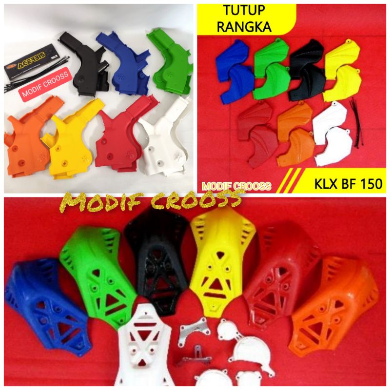 Engine guard klx 150 klx bf klx dtracker tutup mesin set klx bf 150 cover mesin klx bf 150 klx dtrac