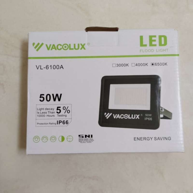 LAMPU SOROT LED 50W VACOLUX VL-6100