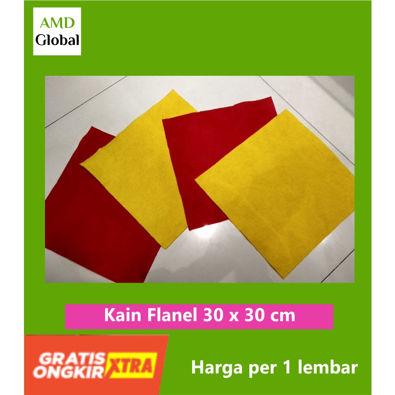 Kain Flanel Hidroponik 30 X 30 Cm Shopee Indonesia