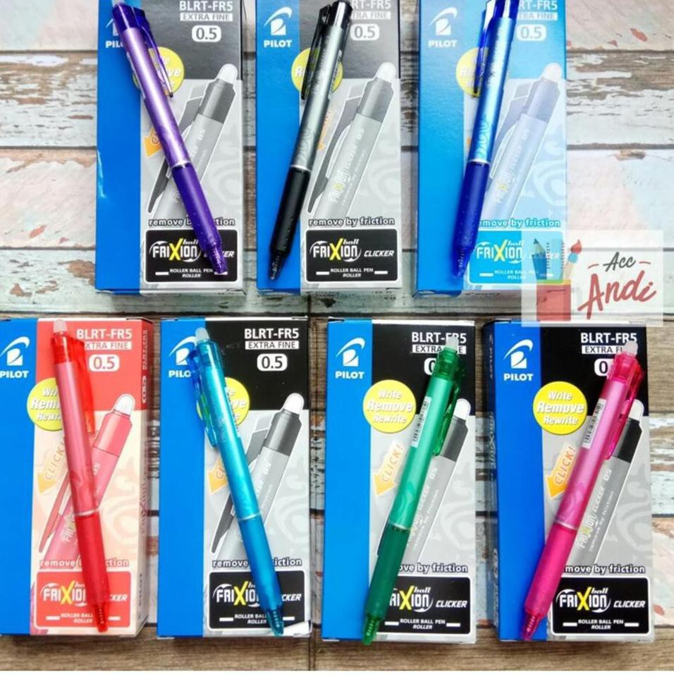 

【TERSEDIA & COD】 Pulpen Pen Cetek Pilot Frixion Point 0.5 (Bisa diHapus)