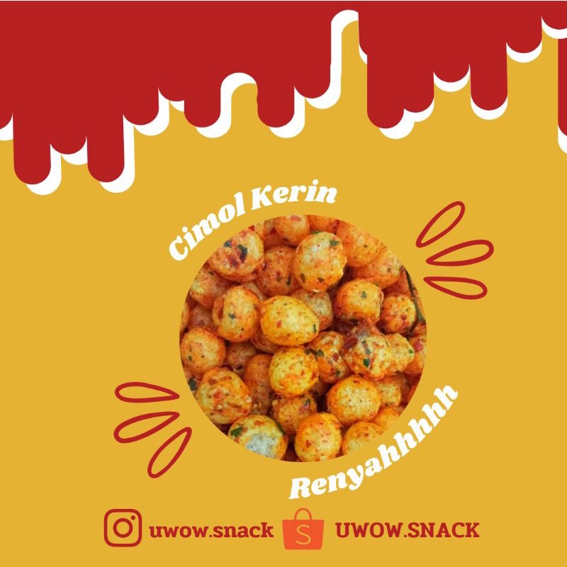 

Cimol Kering Pedas 70gram