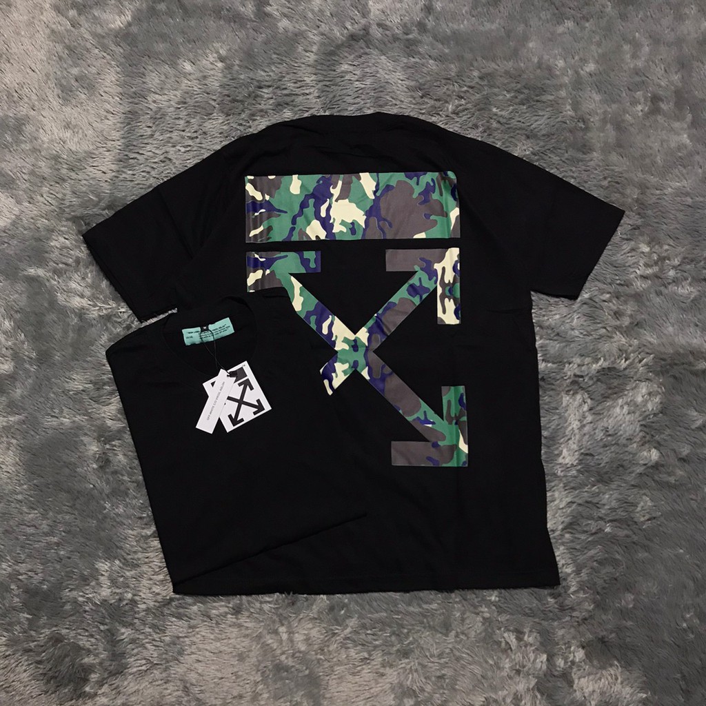 KAOS TSHIRT OFF WHITE ARROWS ARMY HIGH QUALITY