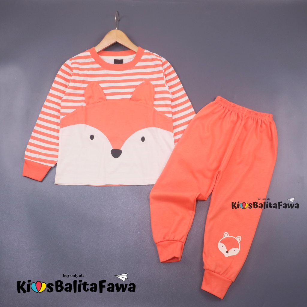 Piyama Za-ra Kids Size 1-10 Tahun / EXPORT Quality Baju Tidur Lengan Celana Panjang Karakter Kaos Babycinnamon