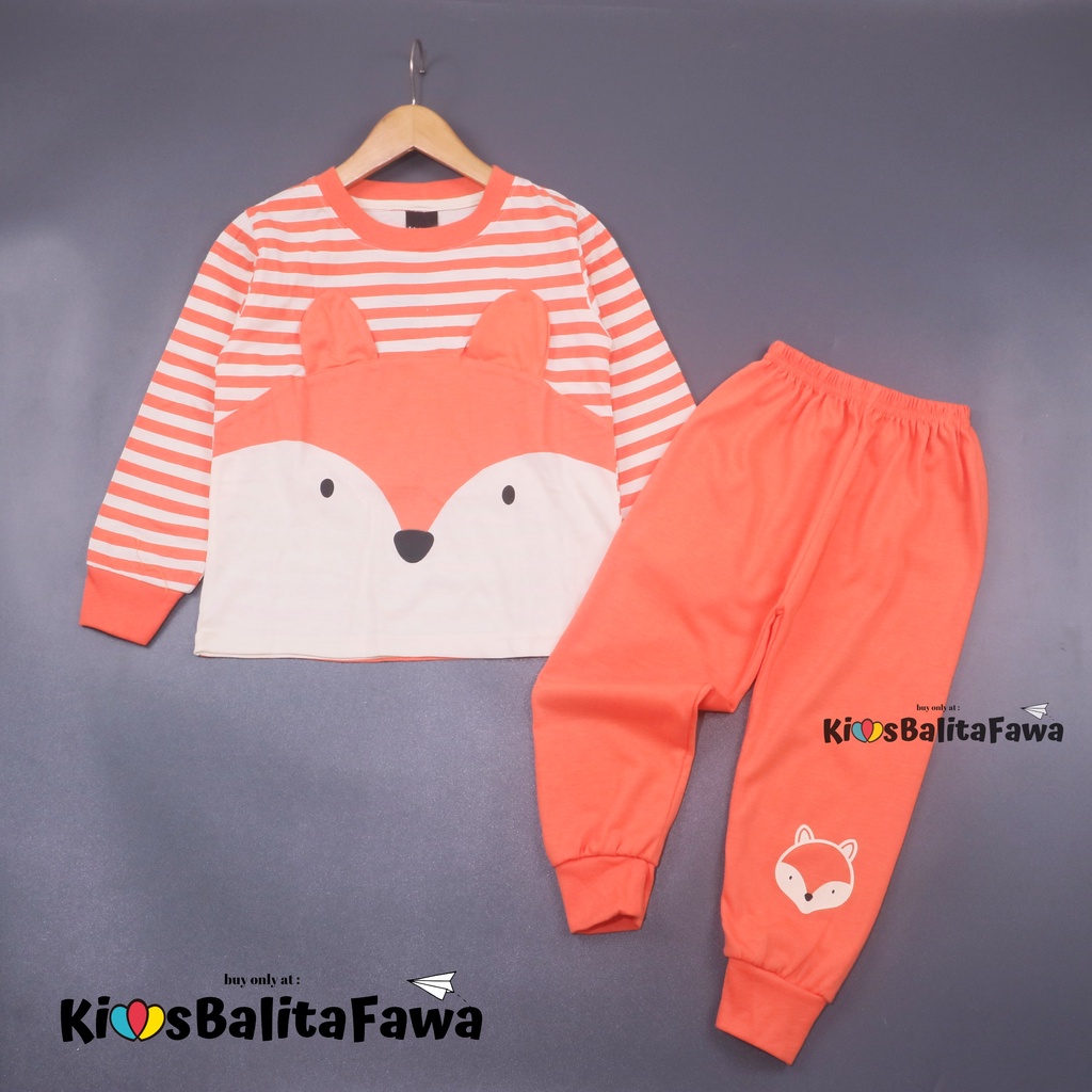 Piyama Za-ra Kids Size 7-10 Tahun / EXPORT Quality Baju Tidur Karakter Kaos Lengan Celana Panjang