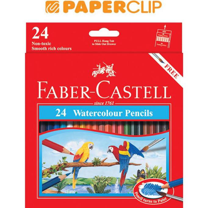 

(PERALATAN MENGGAMBAR) PENSIL WARNA FABER CASTELL SET RL 114464 24COLOR PROMO