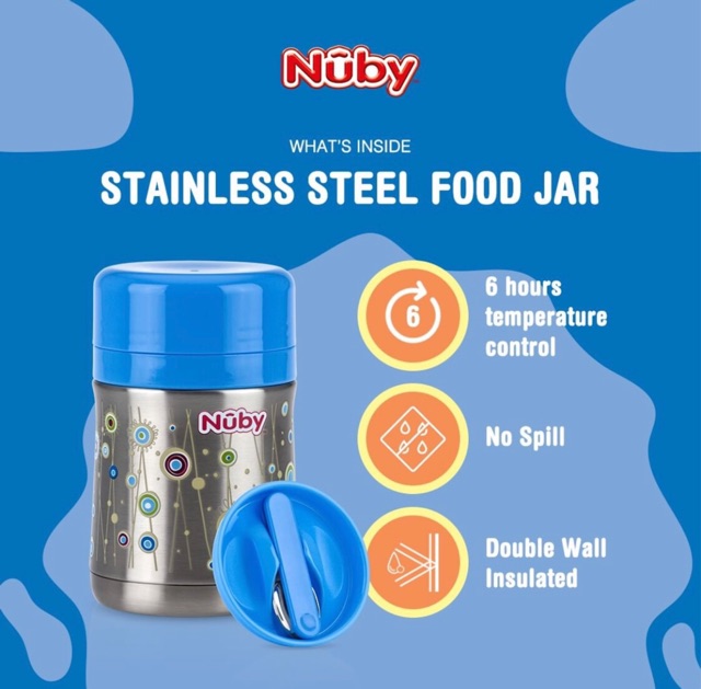 Nuby stainless steel food jar