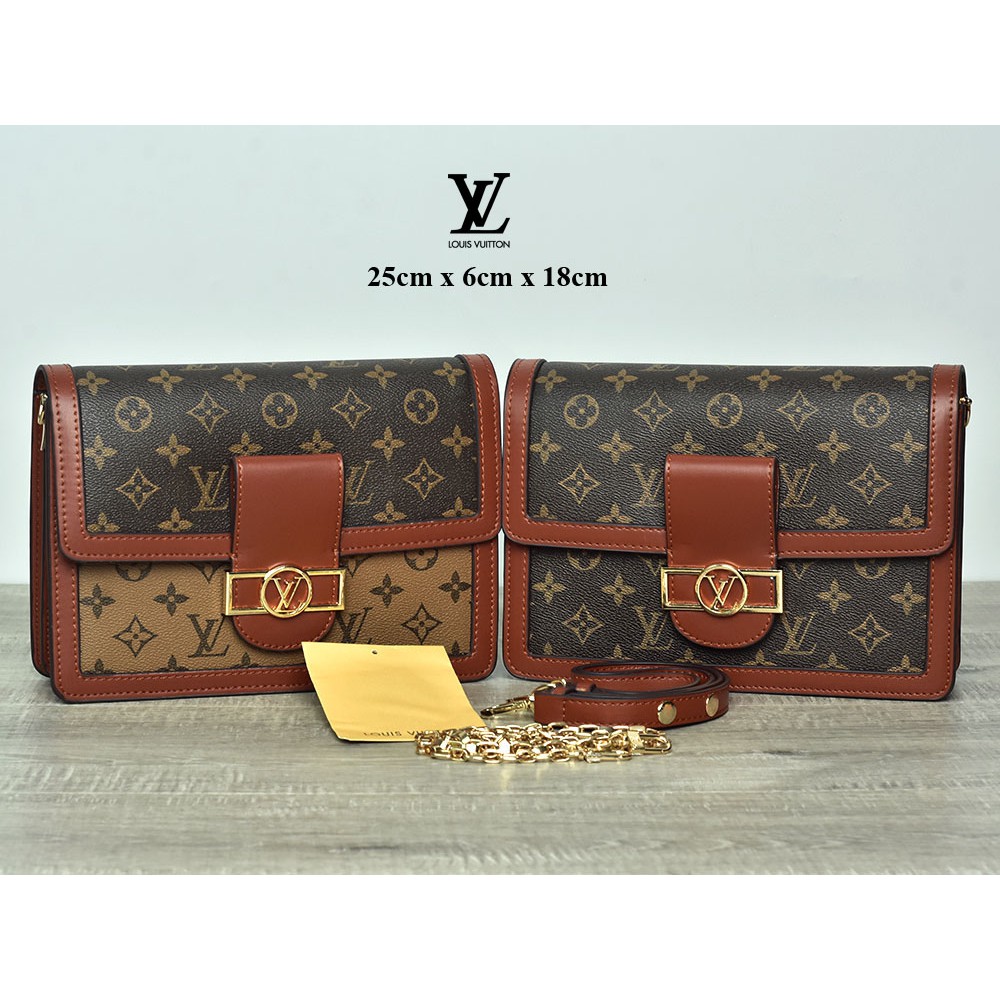 Tas LV Dauphine MM Canvas Semi Premium AM44391