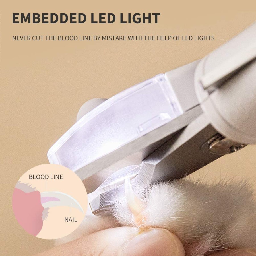 PETKIT LED Pet Nail Clipper Gunting Kuku Hewan Peliharaan