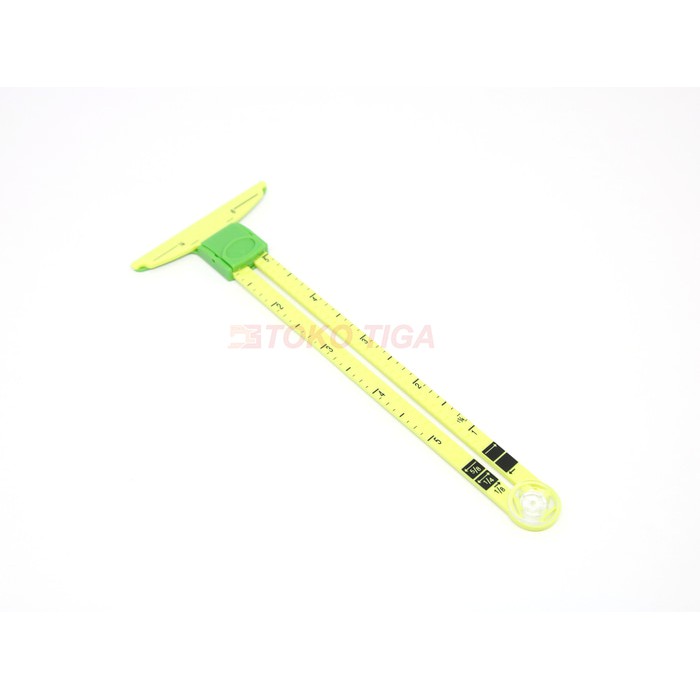 Penggaris Pengukur Tepi Kampuh/Sewing Gauge Merek YOKO - ST-A23