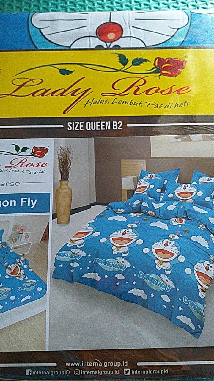 Sprei Lady Rose 160 X 200 Queen Size Berbagai Motif Murah