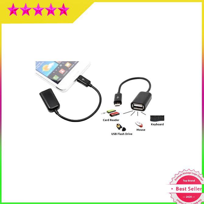 ACC HP MURAH OTG KABEL USB MICRO KABEL OTG FOR SAMSUNG BB OPPO ANDROID BERKUALITAS