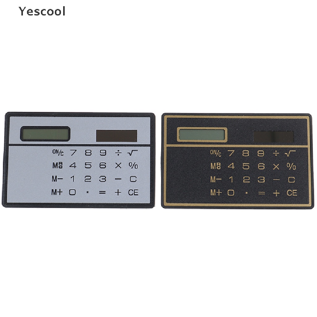 Yescool Kalkulator Mini 8 Digit Ukuran Saku Untuk Sekolah