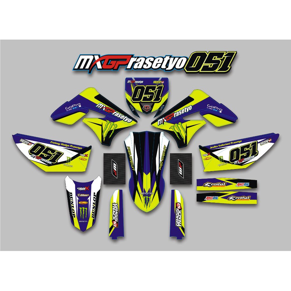 decal klx mxgp 150s Limited