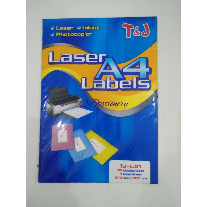 

laser label A4 tom and jerry