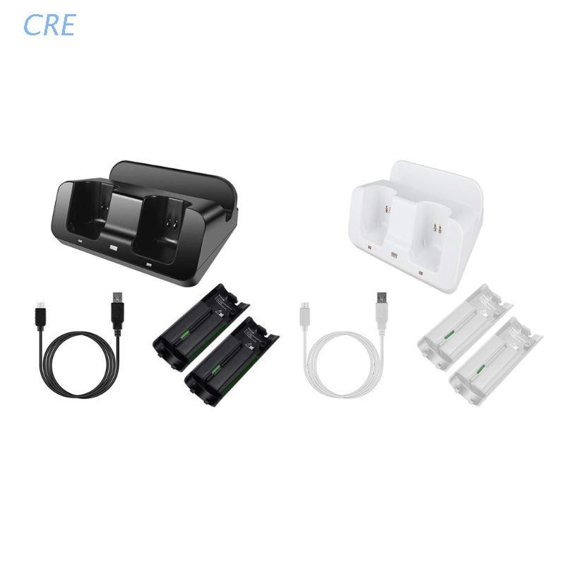 Cre Dock Charging Stik Kontroler Konsol Nintendo Wii U