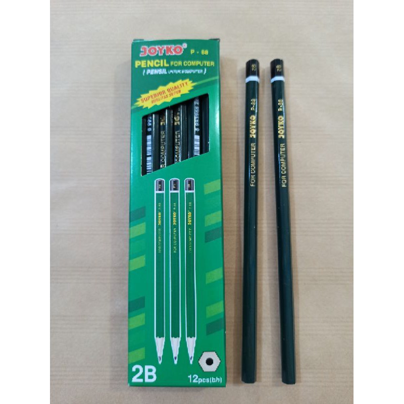 

Pensil 2B Joyko P-88 Hijau (12 pcs)