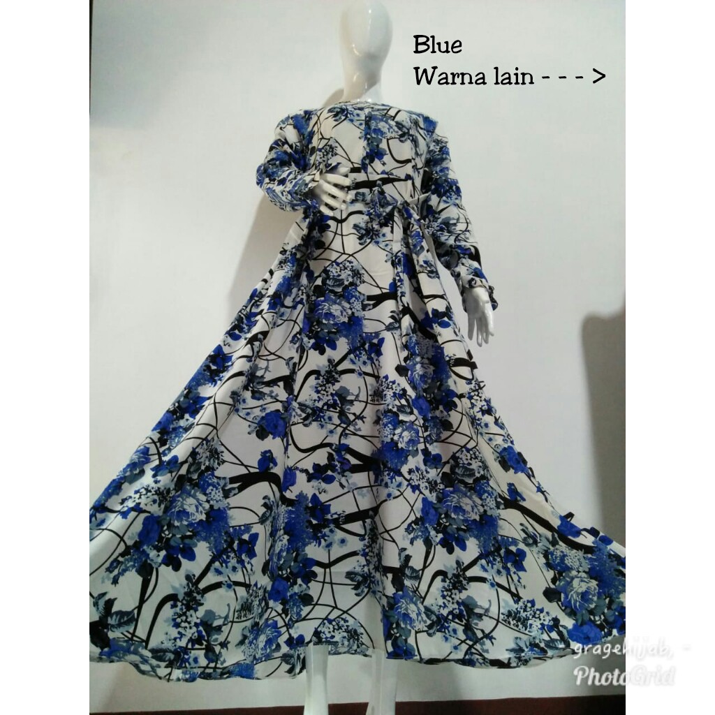 Gamis monalisa nippon nipon motif syari umbrella Mayung 