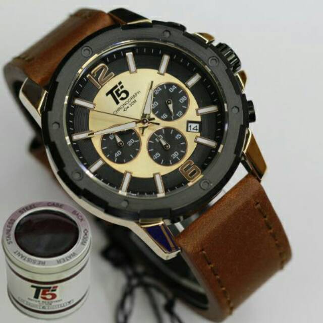 Grosir Jam Tangan Cowok Pria T5 H3487 ORIGINAL WATERRESSIST
