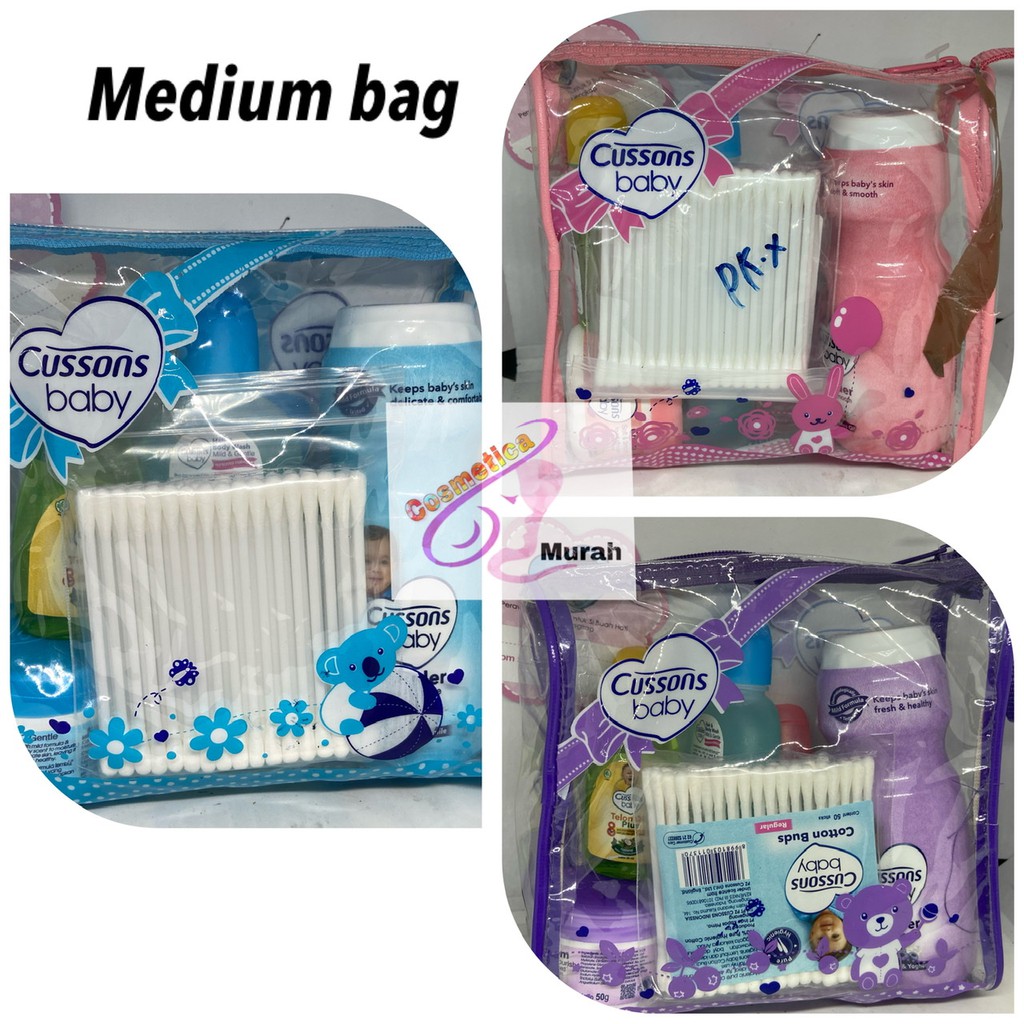 [ small &amp; medium pack  ] cussons bag baby - paket gift bayi - cusson paket gift baby - cussons baby small pack - paket small dari cussons baby