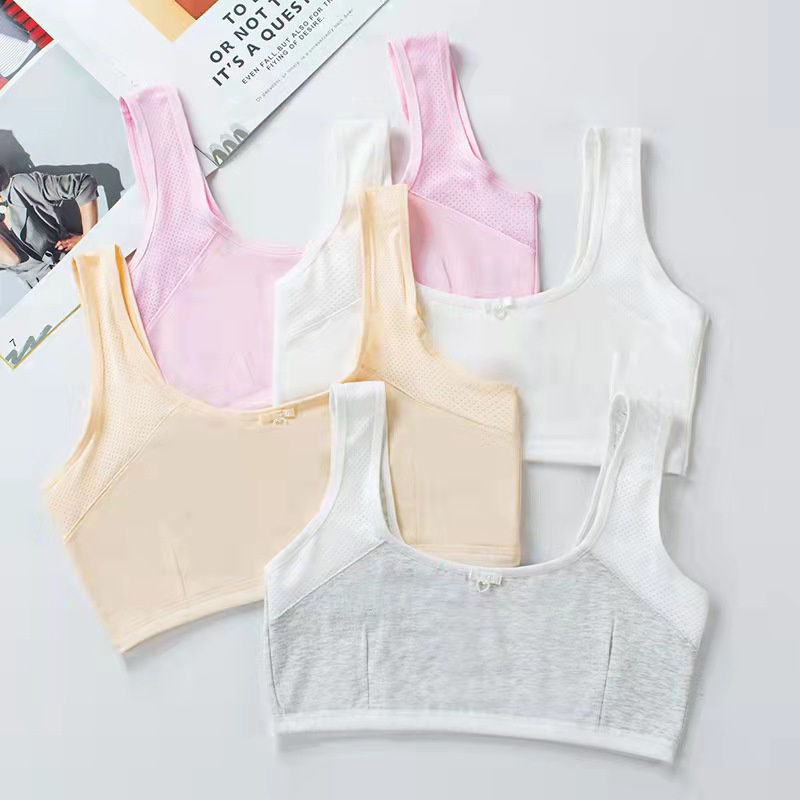 Miniset Remaja Perempuan Polos Bahan Katun Import - Miniset Bra Wanita