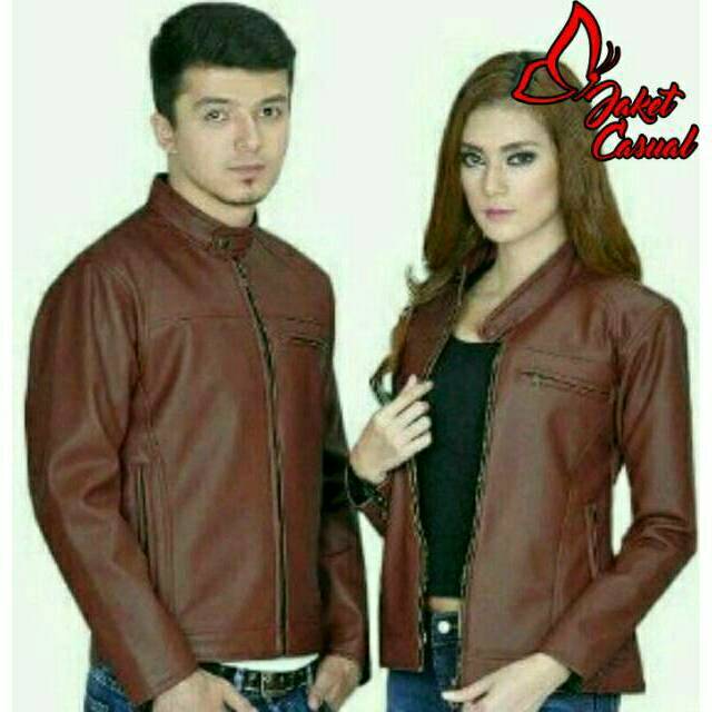 Jaket kulit asli / Jaket kulit Bandung / Jaket kulit couple / Jaket kulit asli warna coklat / hitam