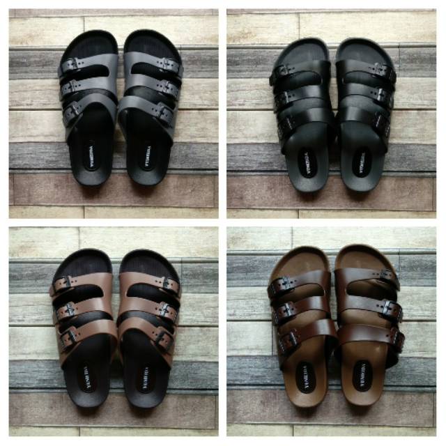 Sandal Pria Karet Selop Ban 3 Yumeida 9071 L