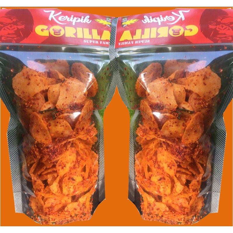 

KERIPIK MORING ASLI PEDAS / KERIPIK GORILLA