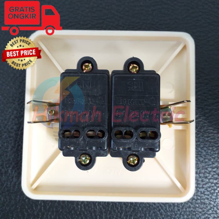 Saklar Bright-G Double / Seri IB