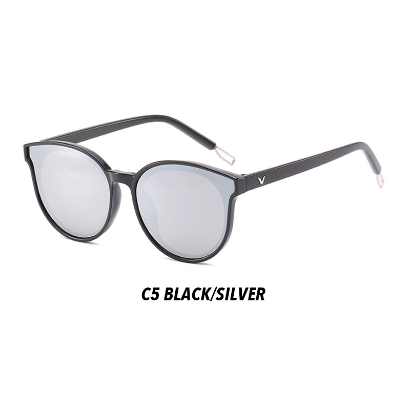 (YUZHU) Bayar di Tempat Korean Fashion Small Mata Kucing Wanita Kacamata Hitam Women Sunglasses