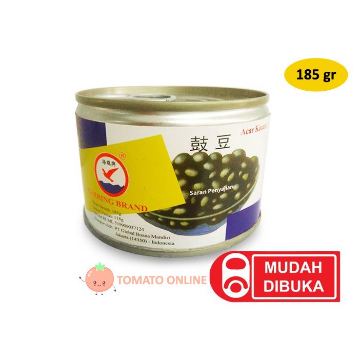 Herring Canned Black Beans Kacang Hitam Tausi 185 gr 185gr