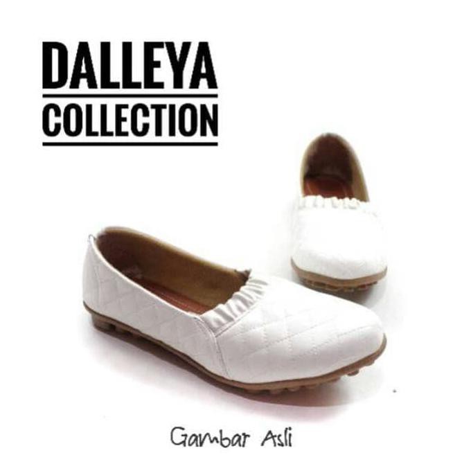 GOLIA - Dalleya sepatu wanita sliop on teplek polos santai murah - Merah, 36
