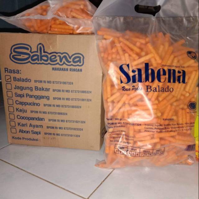 

SABENA STIK BALADO / MAKANAN RINGAN / SNACK - 360 gram