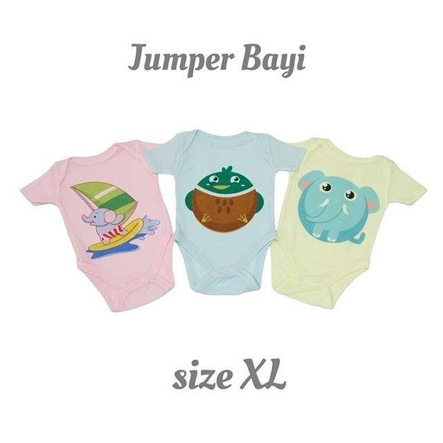 Jumper Bayi Warna size XL/Jumper Anak/Kaos Bayi Tipis/Terusan Bayi/Baju Bayi Unisex