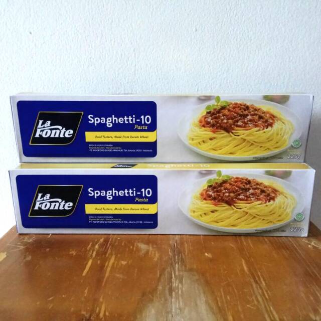 

Spaghetti 225 gram la fonte