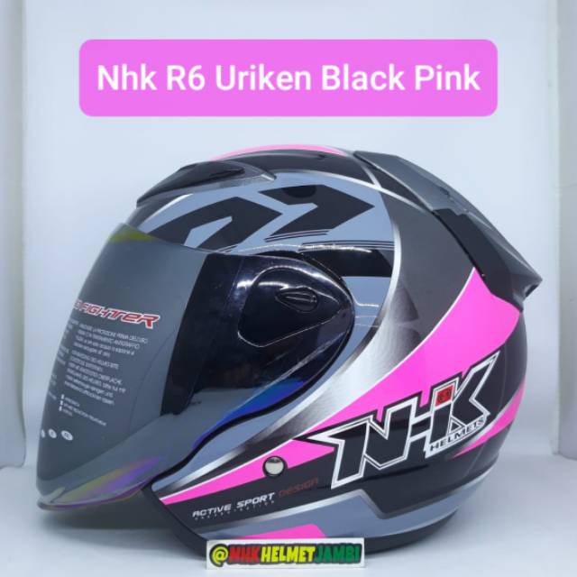 HELM NHK R6 URIKEN Kaca Pelangi